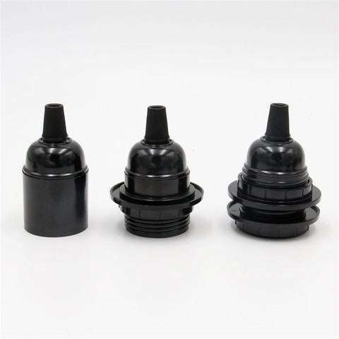 20/30/50 Pieces CE E27 Bakelite Lamp Holder Phenolic Lamp Socket Plastic E27 Fittings With Cord Grip ► Photo 1/6