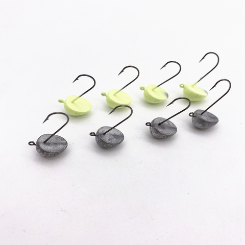 4Pcs*Jig Head Tumbler Lead Head Hook Jig Bait Fishing Hook Soft Lure Fishing Anti-hanging grass Lead Head ► Photo 1/3