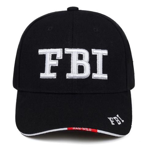 New Fashion Baseball Hat Adjustable Unisex Fbi Letter Embroidery Outdoor Casual Caps Hip Hop Gorras Gift for Girlfriend ► Photo 1/6