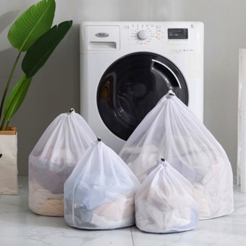 Thicken Drawstring Laundry Bag With Large Capacity For Dirty Clothes Curtain Sheet Lingerie bra Mesh Bags For Washing Machine ► Photo 1/6