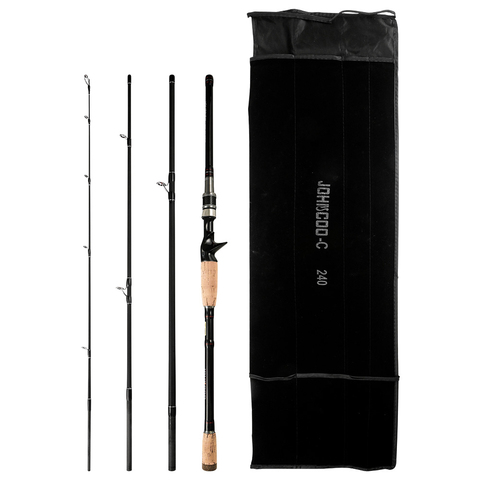 Carbon Fishing Rod 2.1m 2.4m 2.7m 3m Bait Casting Fishing Rod Travel Casting Rod Fast Action Fishing Rod Pole 5-25g lure weight ► Photo 1/6
