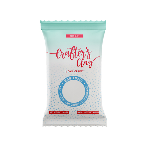 1-9 Bags Canucraft Crafter's Air Dry Flower White Clay Super Light Clay Specially For Hand Made Flowers ► Photo 1/6