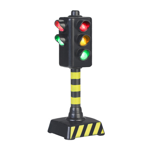 Mini Traffic Signal Light Toy Model Simulation Road Sign Scene Sound LED Kid Traffic Safe Education Learning Toy Car Accessories ► Photo 1/6