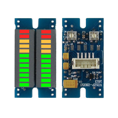 2*12 segment LED Music Audio Spectrum indicator Stereo Dual channel Level Indicator VU Meter Volume level Indicator DC 5V ► Photo 1/6