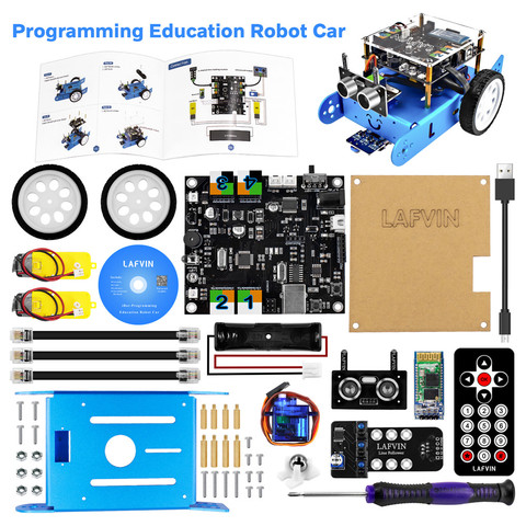 LAFVIN IBOT Programmable Education Robot Car Kit  for Arduino Graphical Programming with User Manual ► Photo 1/6