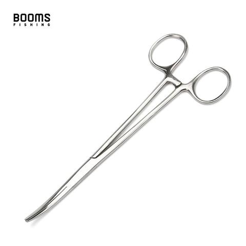 Booms Fishing F04 Fishing Pliers Stainless Steel Fish Hook Remover Curved Tip Clamps Line Cutter Takle Tool Accessories ► Photo 1/6