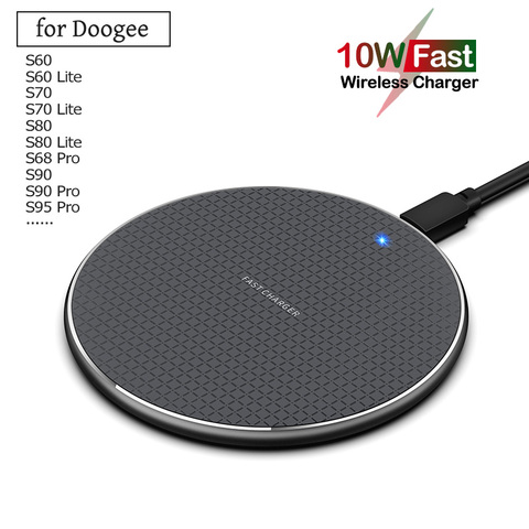Qi 10W Fast Wireless Charging for Doogee S90C S90 S95 S88 S68 S96 Pro 5W Phone Wireless Charger for Doogee S60 S70 S80 Lite ► Photo 1/6