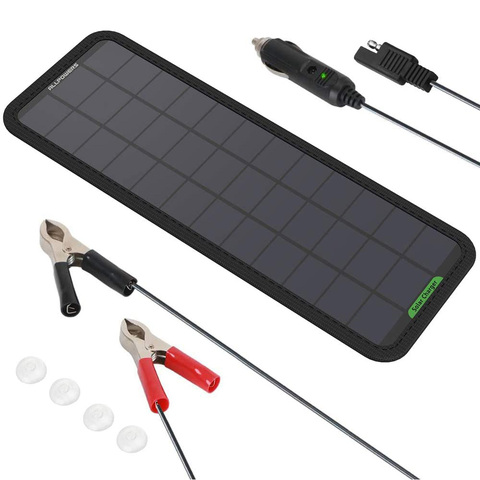 ALLPOWERS Original Solar Car Battery Charger 12V 18V Solar Maintainer Charger Waterproof for RV Boat Vehicle Cabin Motorcycle ► Photo 1/6