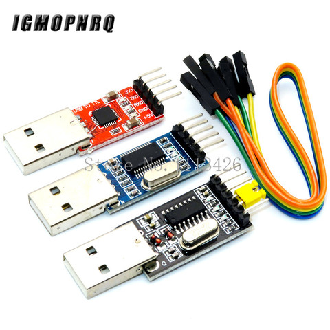 3pcs/lot =1PCS PL2303HX+1PCS CP2102+1PCS CH340G USB TO TTL for arduino PL2303 CP2102 5PIN USB to UART TTL Module ► Photo 1/4