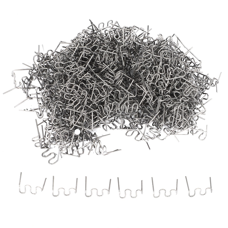 1000PCS Update Standard Pre Cut 0.8mm Wave Hot Staple for Plastic Stapler Welder 