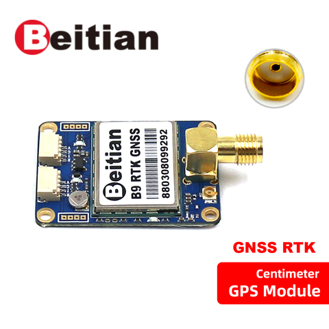 BEITIAN RTK module dual-frequency GLONASS BEIDOU GALILEO GPS board centimeter-level can be used as base or rover station BT-B9K4 ► Photo 1/1