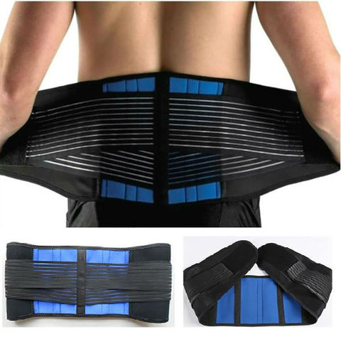 Women Men Posture Back Support Belt Elastic Back Belt Back Brace Support Lumbar Brace Waist Corset Large Size XXXL XXXXL Y010 ► Photo 1/6