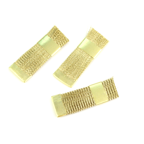 2022 New Nail Art Drill Bit Cleaning Brush Gold Brass Metal Portable Wire Cleaner For Electric Manicure Drill Accessories Tools ► Photo 1/6