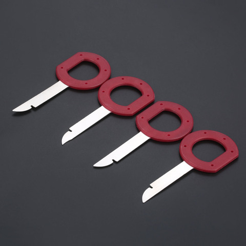 4Pcs Auto Car CD Player Radio Stereo Release Removal Repair Tools Keys Set Sheet Metal Tool for Audi VW Volkswagen Mercedes Benz ► Photo 1/6