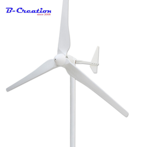 Three Phase AC Output 2KW 2000W 24v 48v 96v 110v 220V 380v  Wind Generator/ Wind Turbine 3m/s Low Wind Speed Start 3 blade ► Photo 1/6