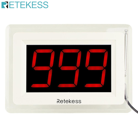 Retekess T114 Wireless Calling Receiver Call Pager System for Restaurant Cafe Waiter Voice Reporting Customer Service Pager ► Photo 1/6