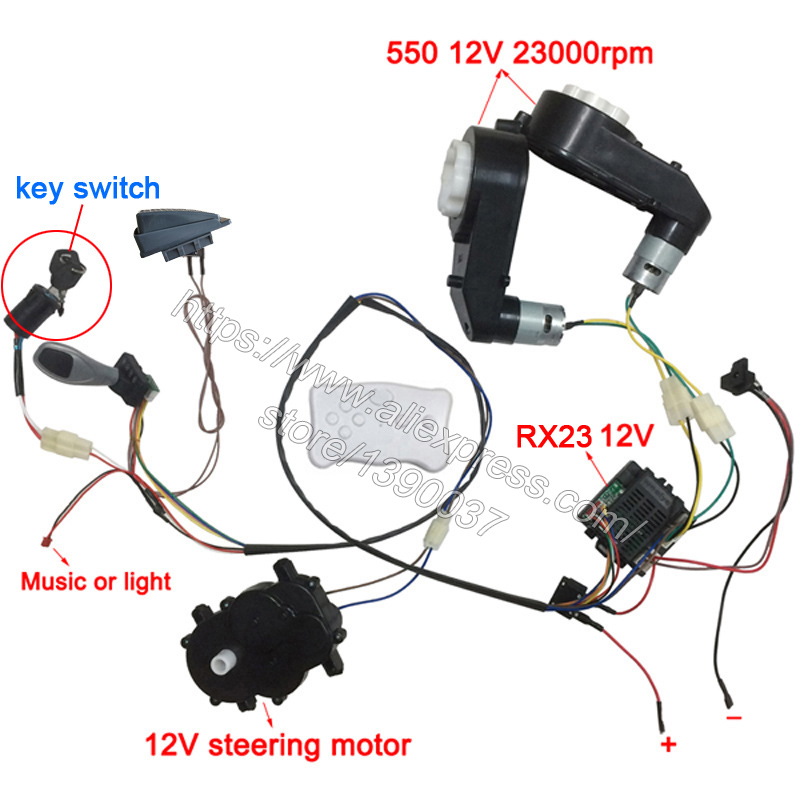 udmelding At understrege grill Children electric car DIY accessories wires and gearbox,Self-made toy car  full set of parts for electric car kids ride on - Price history & Review |  AliExpress Seller - Shop1390037 Store 