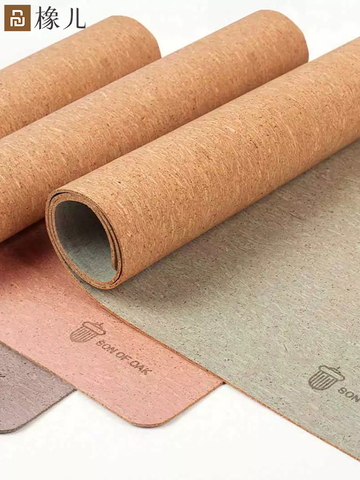 42*90cm Natural Oak Table Mat Cool and Refreshing Skin-friendly Smooth Surface Non-slip Waterproof Laptop Table Mat Cork ► Photo 1/6