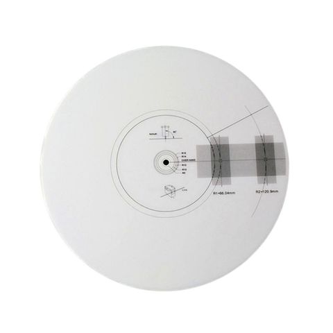 Nonslip LP Vinyl Record Pickup Angle Calibration Plate Distance Gauge Protractor Adjustment Ruler Tool Turntable Accessories ► Photo 1/1