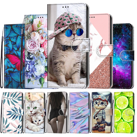 Flip Leather Case For Xiaomi Redmi 9 9A 9C NFC 6 Pro 6A Phone Case Wallet Book Cover For Redmi Note 9 Pro 9S Note 6Pro Cases Bag ► Photo 1/6