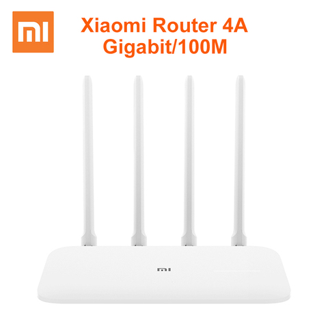 Xiaomi Router 4A Gigabit Edition 100M 1000M 2.4GHz 5GHz WiFi ROM 16MB DDR3 64MB 128MB High Gain 4 Antennas Remote Mi APP Control ► Photo 1/6