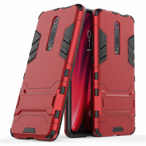 Armor Shockproof Case For Xiaomi Mi 9T Pro Mi9T Military Anti-fall Kickstand Cover For Redmi K20 k 20 Pro Tough Hard PC Funda ► Photo 1/6