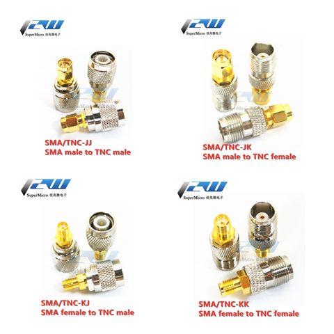 RF coaxial SMA to TNC F inch JJ KK JK KJ male and female adapter ► Photo 1/5