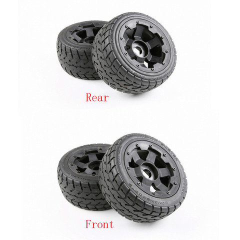 Front OR Rear on Road Tire with Wheel Hub Set for 1/5 Hpi Rovan Km Baja 5B SS ► Photo 1/3
