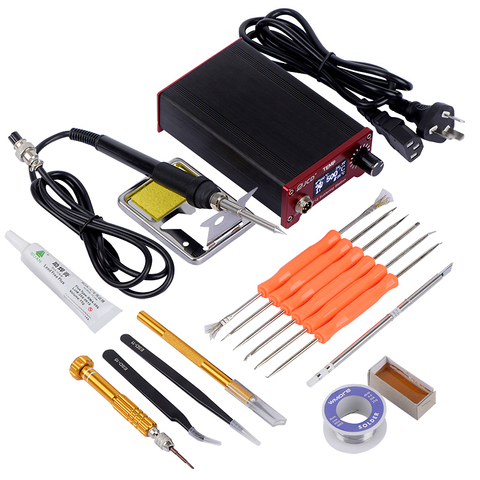 JCD T12 Soldering iron kit Digital Display 80W Welding soldering station temperature adjustable 220V 110V Temp welding tools ► Photo 1/6