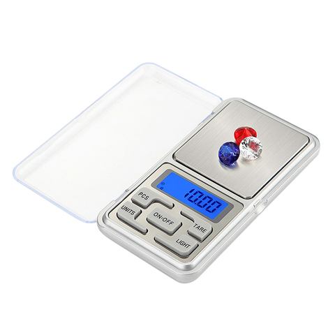 Mini Digital Pocket Scale 0.01 Gram Jewelry Scales for Diamond Gold Bijoux Sterling Electronic Balance Accuracy For Kitchen ► Photo 1/6