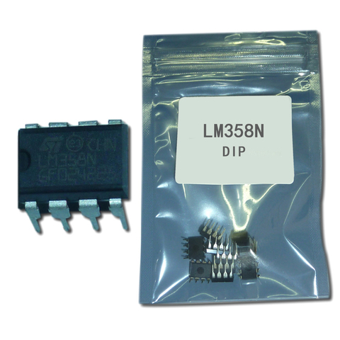 (20Pcs/lot) LM358 LM358N DIP8 Linear Instrumentation Buffer Operational Amplifier 1.1MHZ ► Photo 1/1