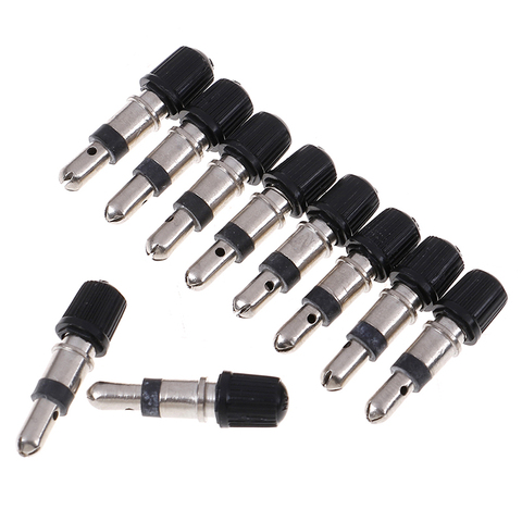 10 pcs Bicycle Valve Presta Core Removable German Without Tubes Tubeless Copper ► Photo 1/6