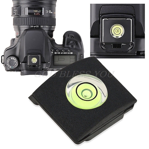 Flash Hot Shoe Cover Cap Bubble Spirit Level For Canon For Nikon Olympus Camera Drop Shipping ► Photo 1/6