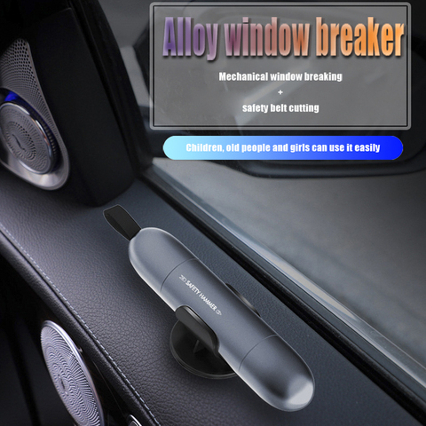 Car Window Breaker Safety Hammer Seat Belt Cutter Life-Saving Emergency  Escape Tool - Red