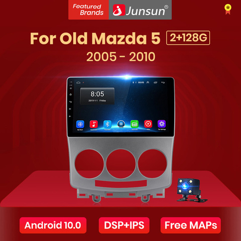 Junsun V1 Pro 2G+32G Android 10.0 DSP For Mazda 5 2005-2010 Car Radio Multimedia Video Player Navigation GPS 2 din dvd no cd ► Photo 1/6
