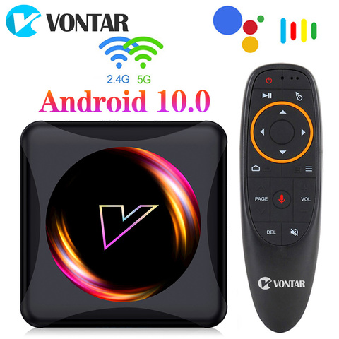 2022 Smart TV Box Android 10 4G 64GB Rockchip RK3318 Wifi 1080p 4K Youtube Media player Android TVBOX  Set Top Box PK H96 MAX ► Photo 1/6