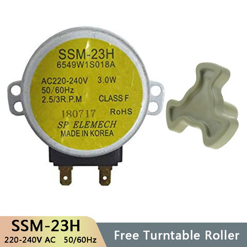 SSM-23H AC220-240V 50/60Hz Micro Turntable Synchronous Tray Motor Microwave Oven Accessories Spares Parts Core Coupling Clutch ► Photo 1/5