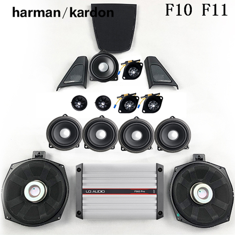 Audio Upgrade Kit For BMW F10 F11 5 Series Horn Midrange Speaker Tweeter Loudspeaker Cover Power Amplifier Refit Bass Subwoofer  ► Photo 1/6