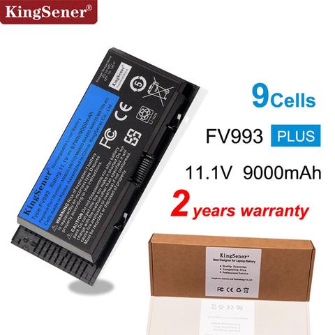 KingSener FV993 Laptop Battery For DELL Precision M6600 M6700 M6800 M4800 M4600 M4700 FJJ4W PG6RC R7PND OTN1K5 11.1V 97WH ► Photo 1/6