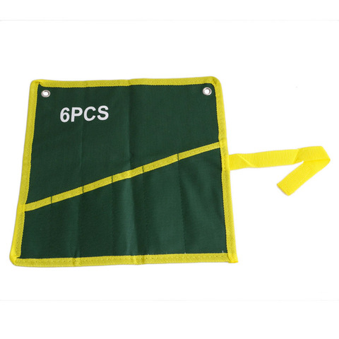 6/8/10/12/14/25 Pockets Durable Canvas Spanner Wrench Tool Roll Up Storage Bag R9JF ► Photo 1/6