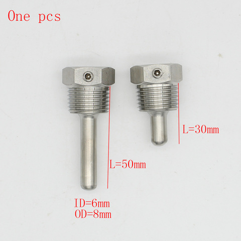 Thermowell Immersion Sensors Thermowells Sleeve Stainless Steel 304 BSP 1/2