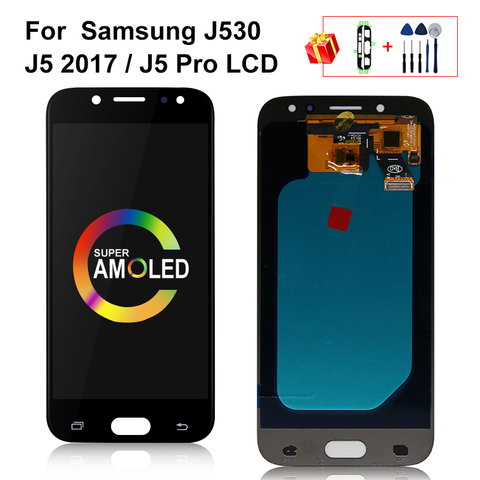 Buy Online Super Amoled Lcd For Samsung Galaxy J5 17 J530 J530f Lcd Touch Screen For Samsung J5 Pro 17 J530 Display Screen Replacement Alitools