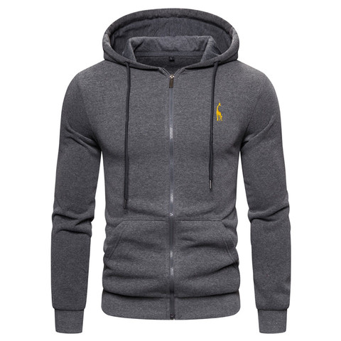 NEGIZBER 2022 New Autumn Winter Men's Sweatshirts Thick Fleece Hoody Hoodies Men Fashion Brand Cotton Men's Hoodie Coats ► Photo 1/6