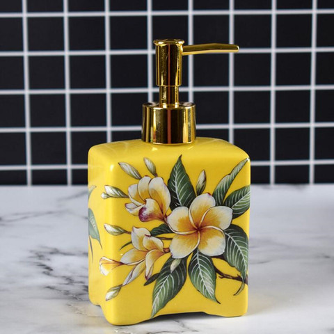 European ceramics soap bottle Bathroom Accessories foam Soap Dispenser Kitchen Lotion hand sanitizer Storage shampoo bottle ► Photo 1/6