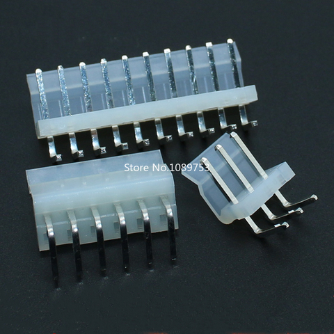 20PCS CH 3.96 3.96mm Pitch 2P 3P 4P 5P 6P 7P 8Pin Right Angle Pin Connector CH3.96 90 degree Pin Header ► Photo 1/6