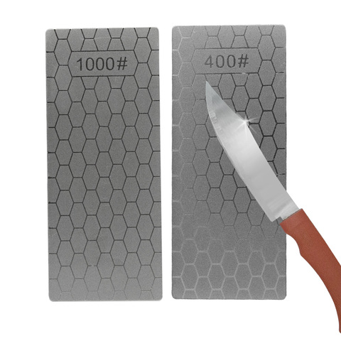 Diamond Knife Sharpening Stone 400# 1000#  Knife Sharpener Ultra-thin Honeycomb  Knife Sharpener Grinder Honing Tools ► Photo 1/1