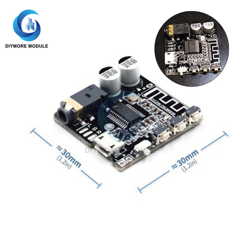 VHM-314 V2.0 Bluetooth 5.0 Audio Receiver Decoder Board Stereo MP3 Music Player with Button For Car Speaker DIY Kit ► Photo 1/4