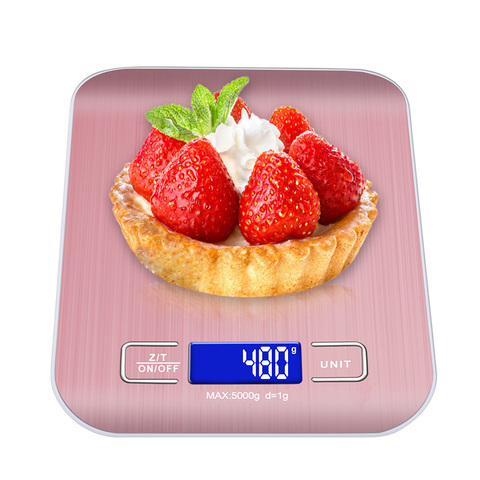 Stainless steel USB digital kitchen scale 10kg 5kg precision electronic food scale for cooking and baking measuring tools ► Photo 1/6