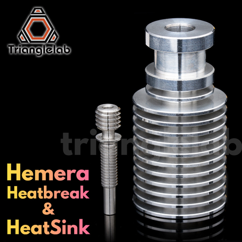 Trianglelab Hemera HOTEND Heatbreak Hemera V6 HOTEND Hemera Heat braak Hemera Heatsink  Special manufacturing ► Photo 1/5