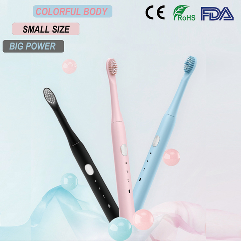 Sonic Electric Toothbrush USB Rechargeable Portable Tooth Brush For Dental Clean Electronic Teeth Brush For Travel And Home Use ► Photo 1/6